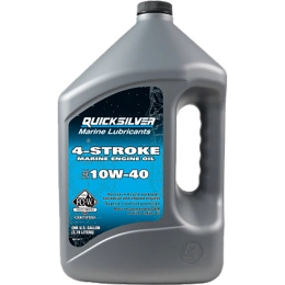 Масло 10W40 4л Quicksilver 4-Stroke Marine Engine минерал (8M0180934)